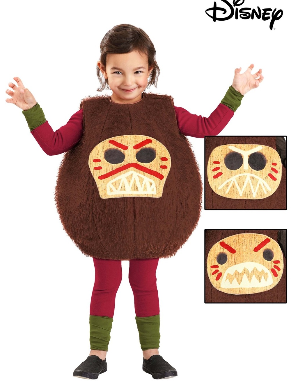 Disney Kids Brown Coconut Monster Costume